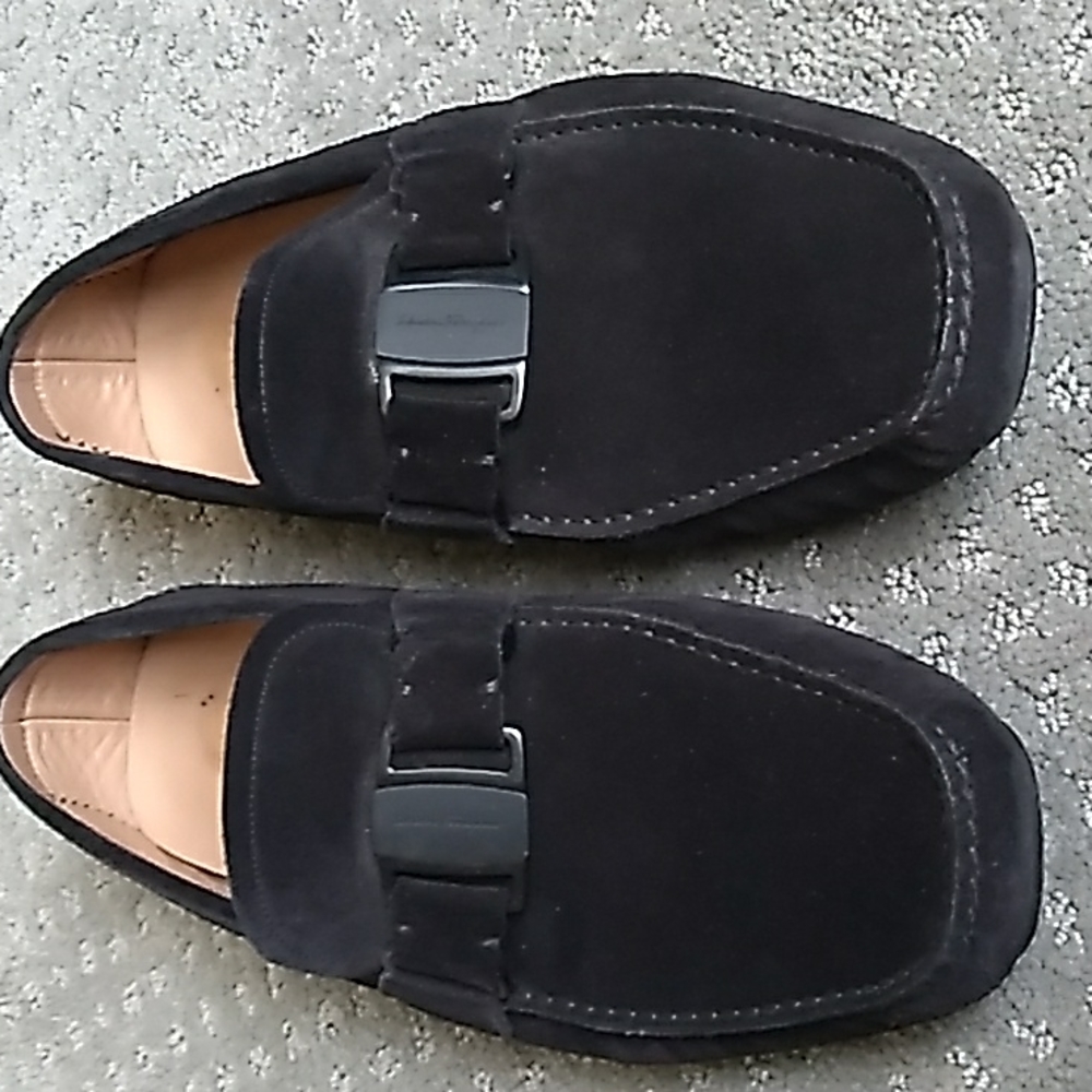 Salvatore Ferragamo Black Loafers